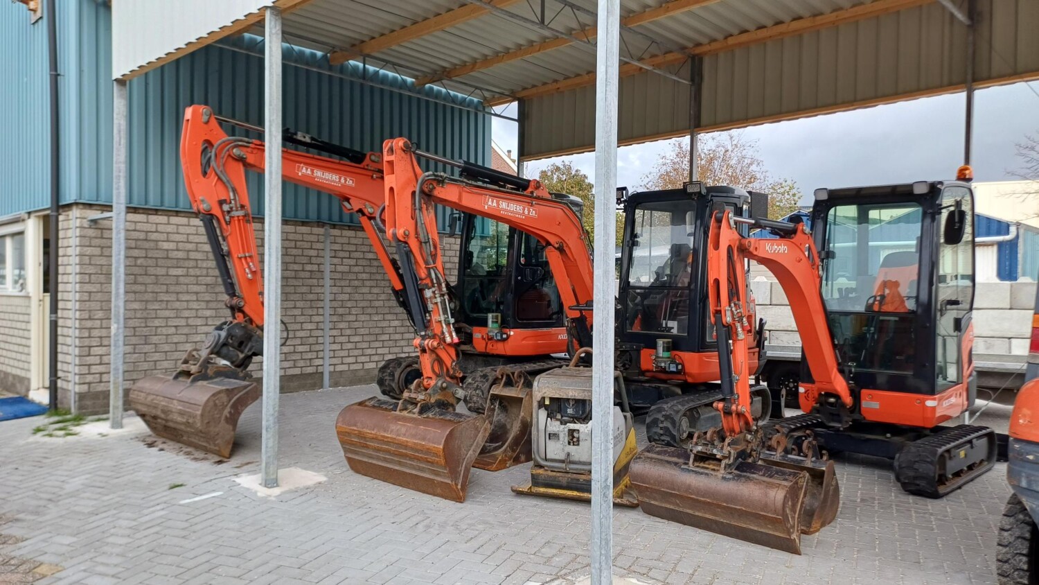 graafmachine huren met machinist